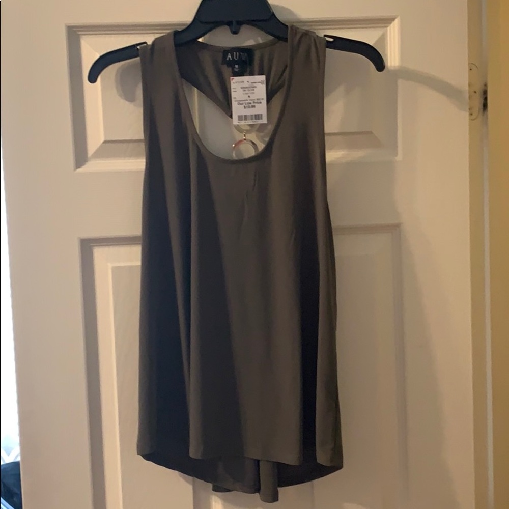 Dark olive top